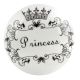 Princess Word Flat Ceramic Cabinet knobs